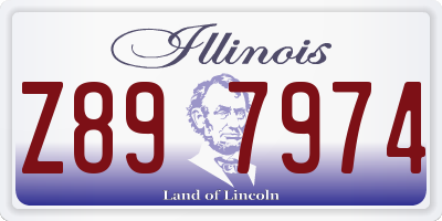 IL license plate Z897974