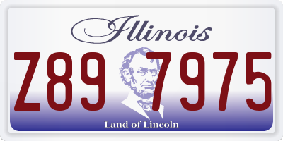 IL license plate Z897975