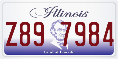 IL license plate Z897984