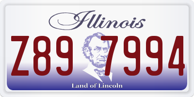 IL license plate Z897994