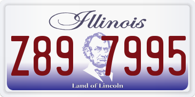 IL license plate Z897995