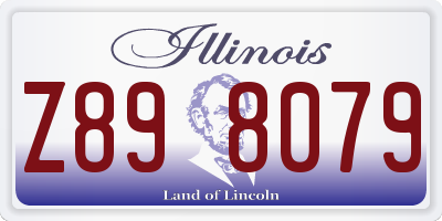 IL license plate Z898079