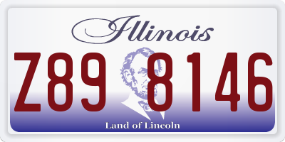 IL license plate Z898146