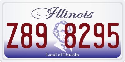 IL license plate Z898295