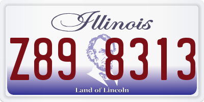 IL license plate Z898313
