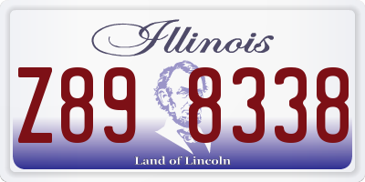 IL license plate Z898338