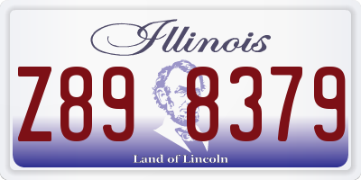 IL license plate Z898379