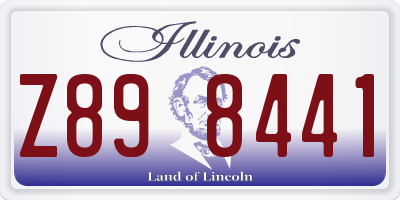 IL license plate Z898441