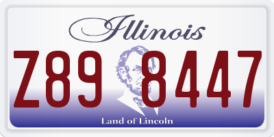 IL license plate Z898447