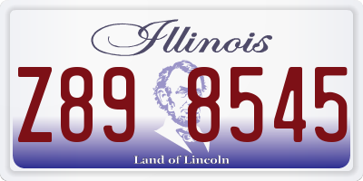 IL license plate Z898545