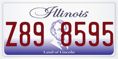 IL license plate Z898595