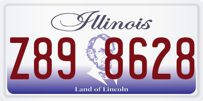 IL license plate Z898628