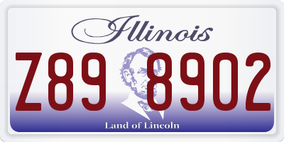 IL license plate Z898902