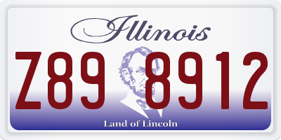 IL license plate Z898912