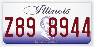 IL license plate Z898944