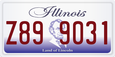 IL license plate Z899031