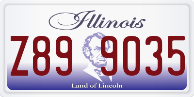 IL license plate Z899035