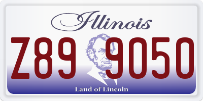 IL license plate Z899050