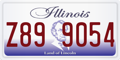 IL license plate Z899054