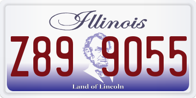 IL license plate Z899055