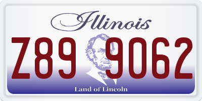 IL license plate Z899062