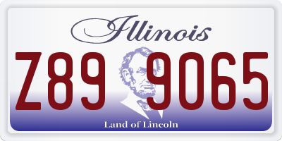 IL license plate Z899065