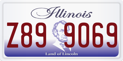 IL license plate Z899069