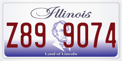 IL license plate Z899074