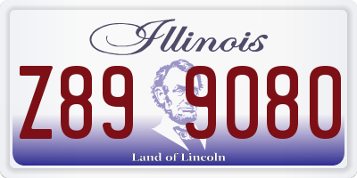 IL license plate Z899080