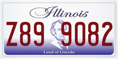 IL license plate Z899082