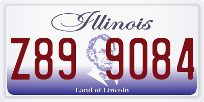 IL license plate Z899084