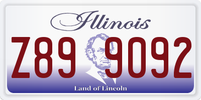 IL license plate Z899092