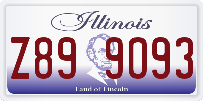 IL license plate Z899093