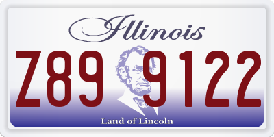 IL license plate Z899122