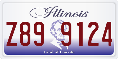 IL license plate Z899124