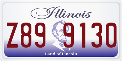 IL license plate Z899130