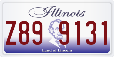 IL license plate Z899131