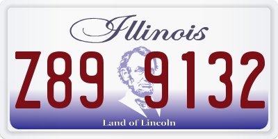 IL license plate Z899132