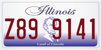 IL license plate Z899141
