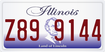 IL license plate Z899144