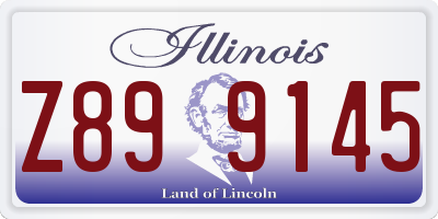 IL license plate Z899145