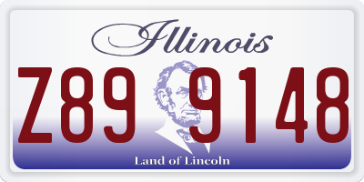IL license plate Z899148