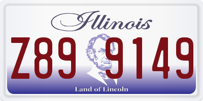 IL license plate Z899149