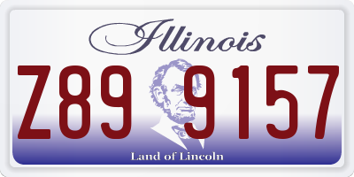 IL license plate Z899157
