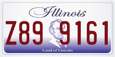 IL license plate Z899161