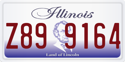 IL license plate Z899164