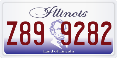 IL license plate Z899282