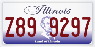 IL license plate Z899297