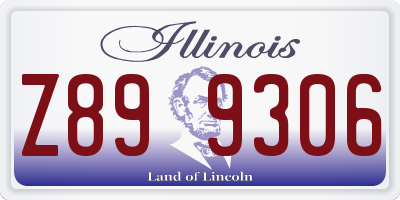 IL license plate Z899306