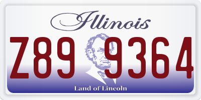 IL license plate Z899364